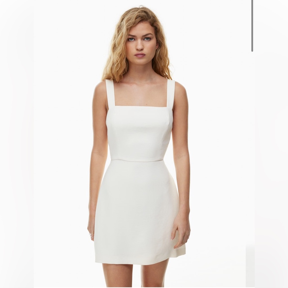 Aritzia Aperature tie-back mini dress